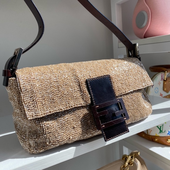 Fendi Vintage Beige Beaded Baguette 🥖 - Picture 12 of 12